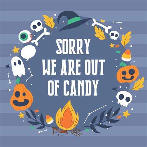 4 Best Images Of Printable Halloween Candy Signs