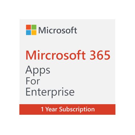 Microsoft 365 Apps For Enterprise 12 Month Subscription It Solutions