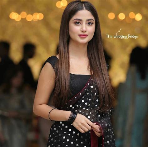 Sajal Aly Is An Epitome Of Beauty In This Black Saree
