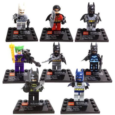 8pcslot Batman Super Hero Kid Baby Toy Mini Figure Building Blocks
