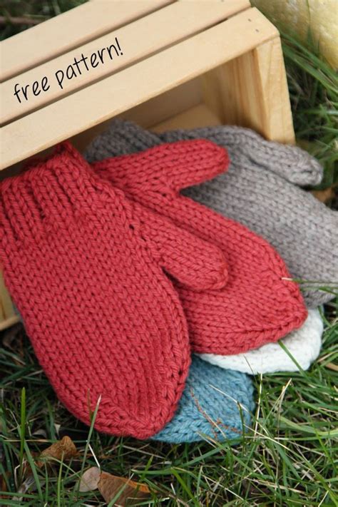 Build A Bulky Knit Mittens Pattern Anyone Would Be Proud Of A B C D Fun