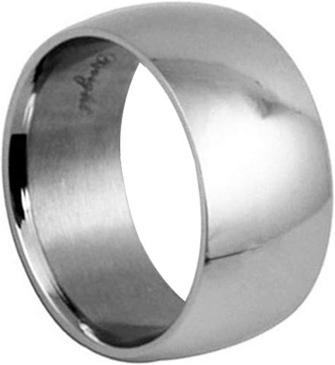 316l Stainless Steel Ring Plain Wedding Band Uk Jewellery