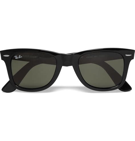 Ray Ban Original Wayfarer Acetate Sunglasses In Metallic