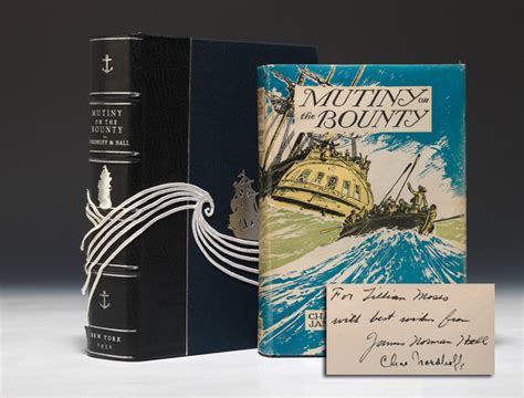 Mutiny On The Bounty First Edition Signed Charles Nordhoff