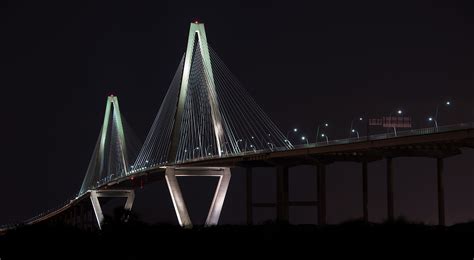 Charleston Sc Arthur Ravenel Jr Bridge — Cityscape Photo