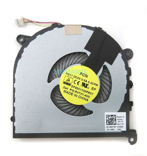 New For Dell Xps 15 9550 Precision 5510 Cpu Cooling Fan 0rvtxy Ebay