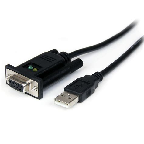 Startech Icusb232ftn Cable Adaptador De 1 Puerto Usb A Módem Nulo Null Serial Db9 Rs232 Dce Con