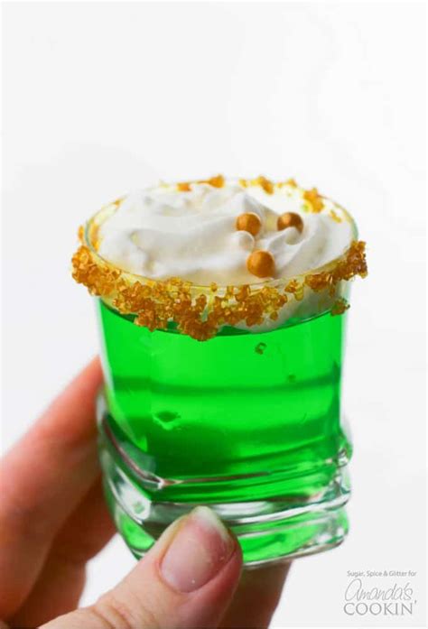 Green Jello Shots Recipe Amandas Cookin Cocktails