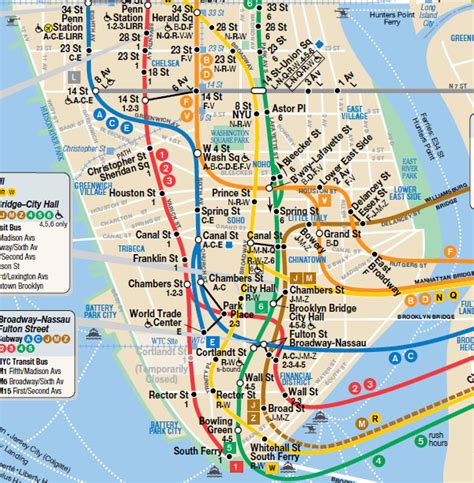 Nyc Subway Map Manhattan Only Printable Printable Maps Images 32940