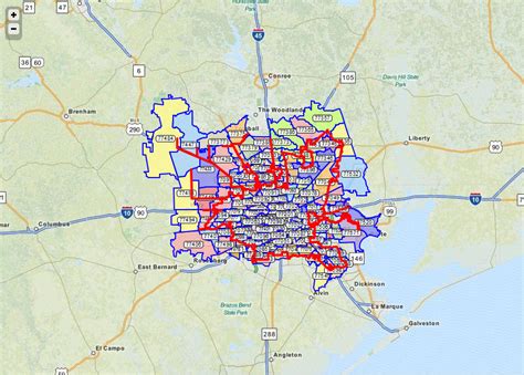 Houston Zip Code Map Houston Apartments