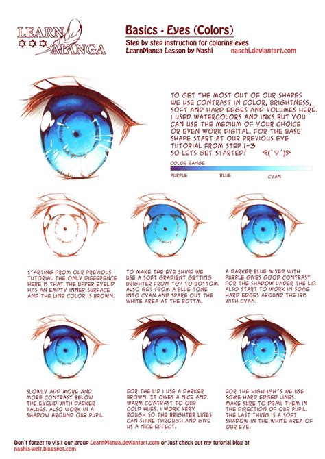 Eyes Colorlearn Manga Basics Eyes Color By Naschi On Deviantart
