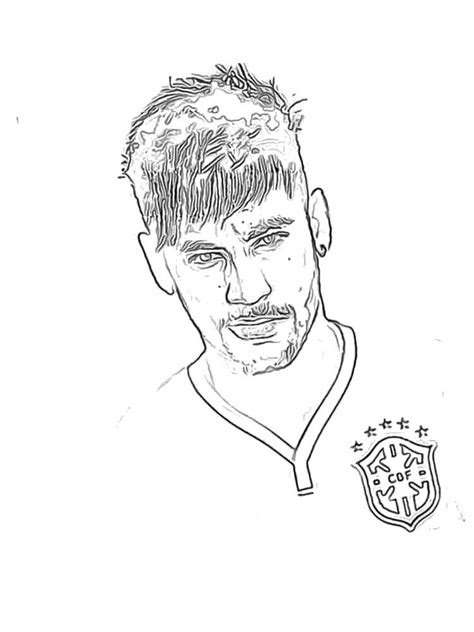 Neymar coloring pages. Download and print Neymar coloring pages. Soccer
