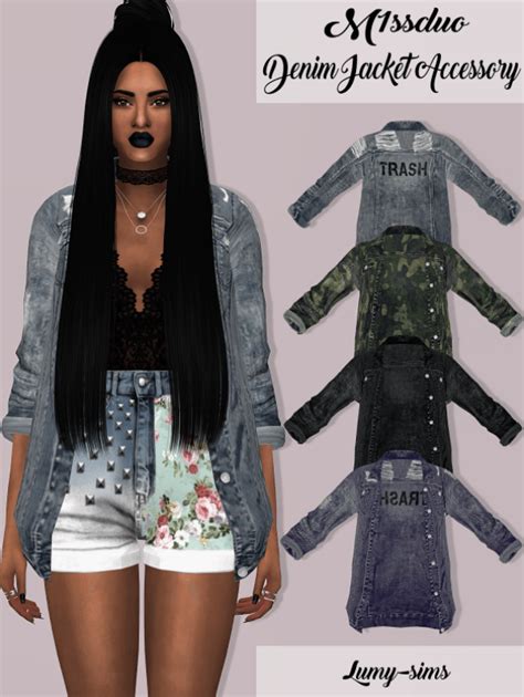 Ultimate Sims 4 Accessories Jacket Custom Content — Snootysims