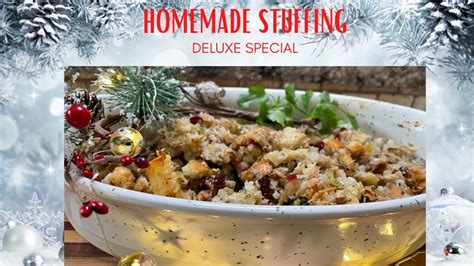 Homemade Stuffing Side Dish Youtube
