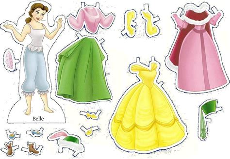 Casinha De Crian A Bonecas De Papel Para Vestir Princesas E Pr Ncipes Disney