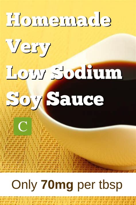 Homemade Low Sodium Soy Sauce Recipe Low Sodium Soy Sauce Recipe Heart
