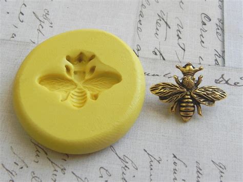 queen bee flexible silicone mold push mold jewelry mold by molds