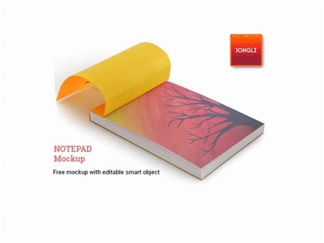 Download Free Notepad Mockup PSD - Download PSD