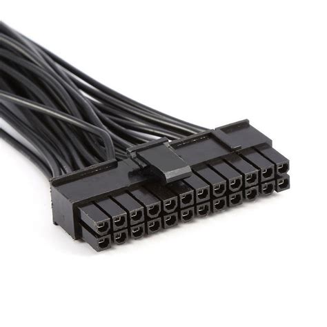 power supply psu 24 pin atx mainboard motherboard adapter connector cable dual o ebay