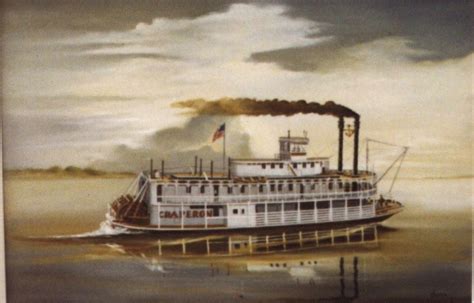 1812 Passenger Steamboats Begin Sailing Up The Mississippi River