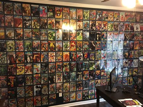 A Thing Of Glory A Full Dc Comics Comic Book Wall By The Nation Of