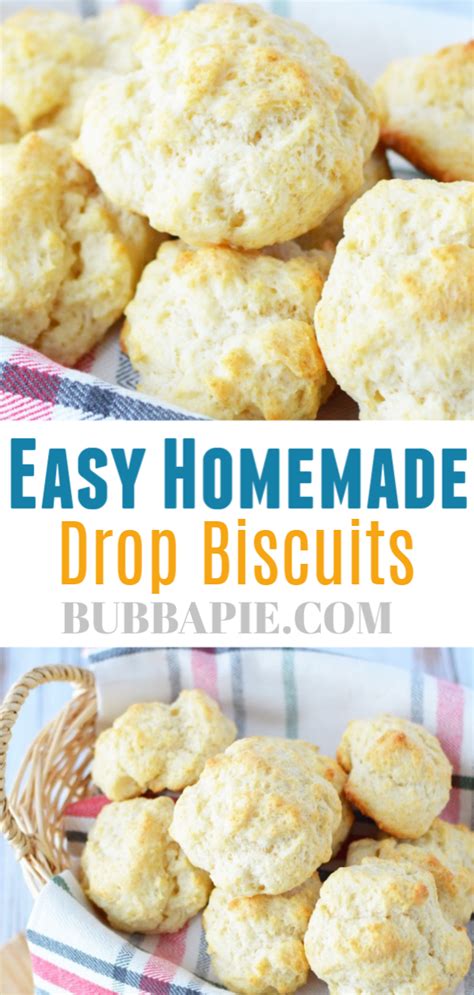 Quick And Easy Drop Biscuits Bubbapie Drop Biscuits