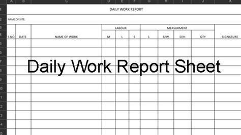 Daily Report Format In Excel Database Letter Templates