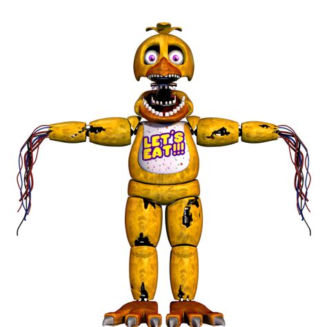 Withered Chica (V3) by Bantranic on DeviantArt