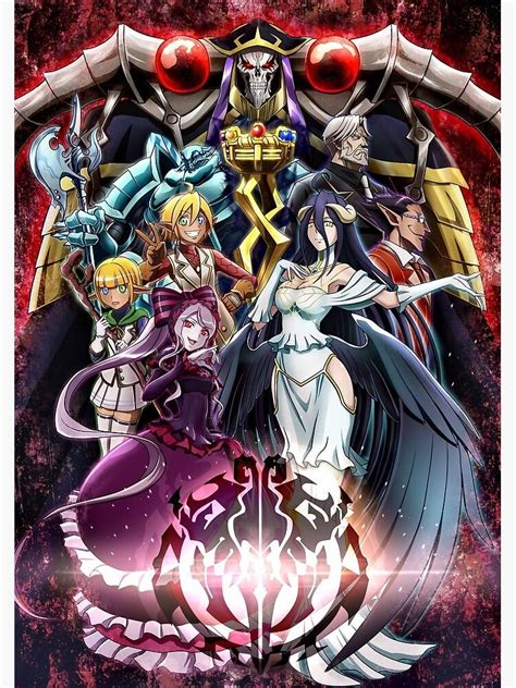 Overlord Anime Poster By Puigx Anime Anime Wallpaper Manga Anime