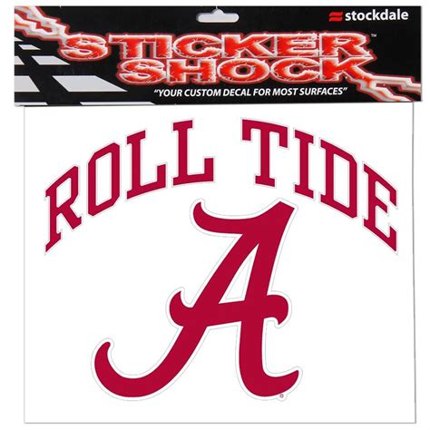 Alabama crimson tides logo, alabama crimson tide football university of alabama alabama crimson tide women's basketball key chains roll tide, license, text, logo, national collegiate. Alabama Crimson Tide 12" x 12" Arched Logo Decal