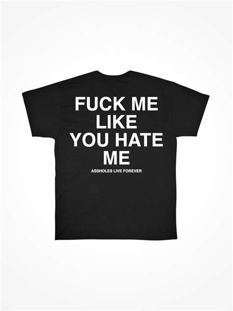 Fuck Me Like You Hate Me • Black Tee Linda Finegold