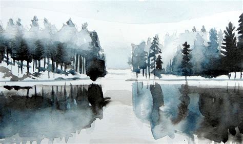 Frozen Lake Artistic Affordable And Original Artwork Hand Painted