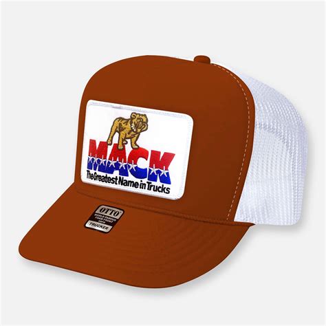 Orange Mack Truck Hat