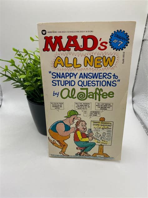Vintage Mad Comedy Book Snappy Answers To Stupid Questions Etsy
