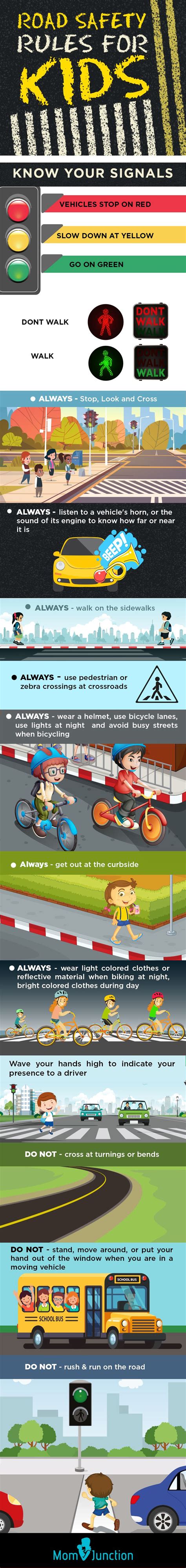 13 Important Road Safety Rules To Teach Your Children Safety Rules