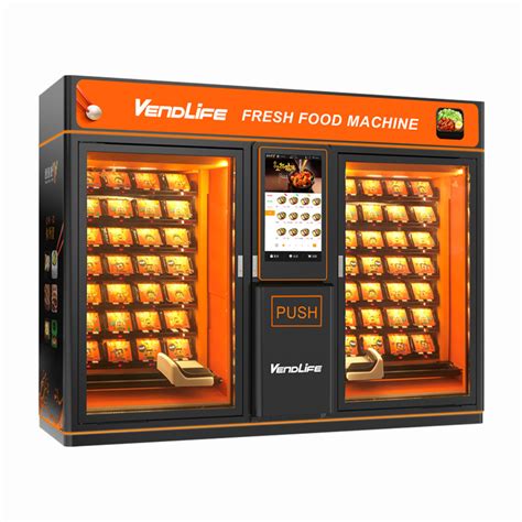 Hot Food Vending Machine With Microwave Oven Vendlife