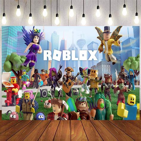 Value Choice Roblox Backdrop Birthday Set Party Background Poster