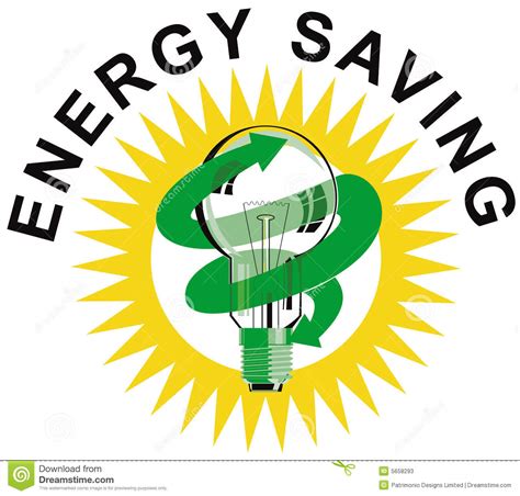 Light Bulb Energy Saving Symbol Stock Vector Illustration Of Energy