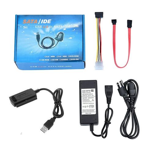 Usb 20 To Satapataide Drive Adapter Converter Cable For Hard Drive