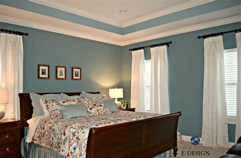 The accent colour of choice for this matthew lanphier bedroom was just meant to be. a Kylie M E-design, master bedroom tray ceiling, Sherwin ...