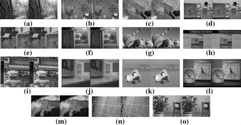 Multi Focus Image Pairs From Grayscale Dataset Download Scientific