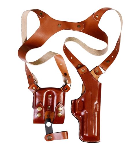 Springfield 1911 Emp Vertical Shoulder Leather Holster Double Etsy