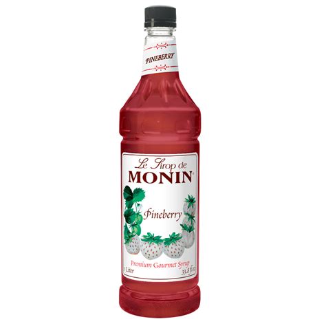 Monin Premium Pineberry Flavoring Syrup Liter
