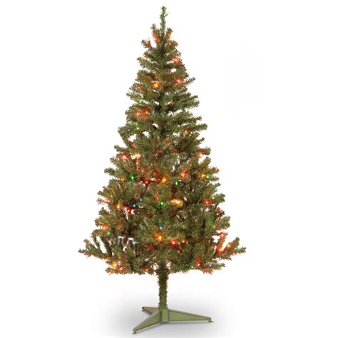 National Tree Co Canadian Fir 6 Green Wrapped Artificial Christmas