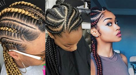 Latest ghana weaving hairstyles that will stand you out anywhere. 10 Ghana Weaving All-Back Styles Bound To Make You The ...