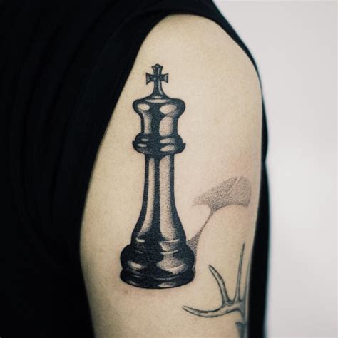 Chess King Tattooistdoy Chess Piece Tattoo King Tattoos Chess