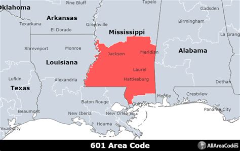 Check spelling or type a new query. 601 Area Code - Location map, time zone, and phone lookup
