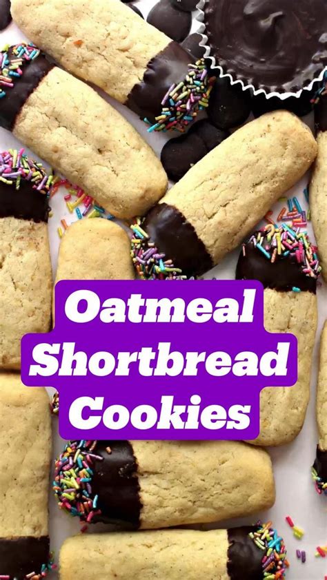 oatmeal shortbread cookies in 2022 in 2022 cookie recipes dessert recipes easy best dessert