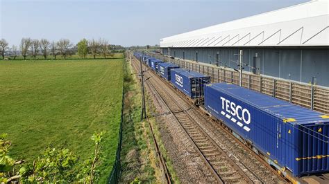 Tesco Containers Freight At Dirft 1