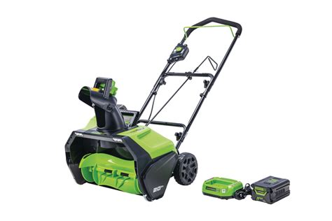 Greenworks 2609802ct 60v Single Stage Electric Cordless Snowblower 20